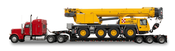 Lowboy extensible para transporte de maquinaria pesada en Querétaro